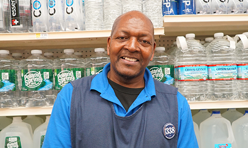 Member Smiling in the store